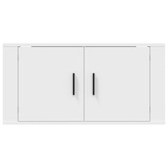 vidaXL Wall Mounted TV Cabinet White 80x34,5x40 cm 4