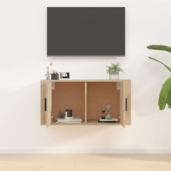 vidaXL Wall Mounted TV Cabinet Sonoma Oak 80x34,5x40 cm 3