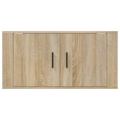 vidaXL Wall Mounted TV Cabinet Sonoma Oak 80x34,5x40 cm 4