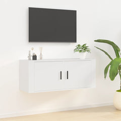 Wall Mounted TV Cabinet 100x34.5x40 cm White