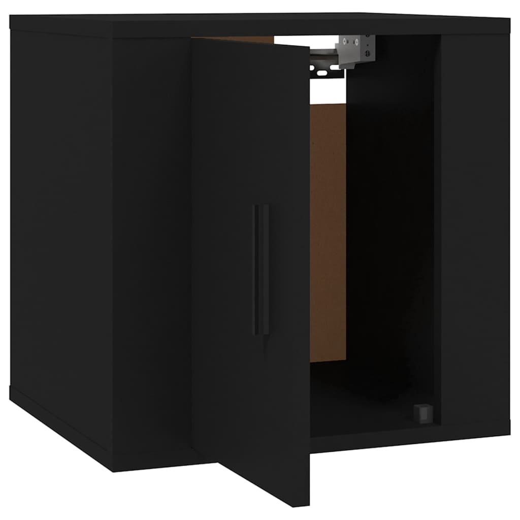 vidaXL 2 Piece Wall-mounted TV Cabinet Set Black 40x34,5x40 cm 6