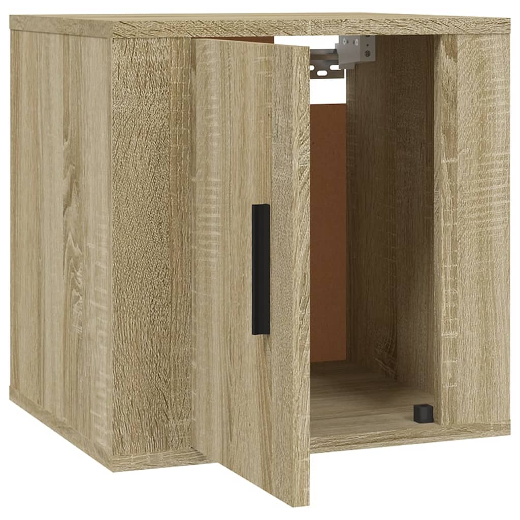 vidaXL 2 Piece Wall-mounted TV Cabinet Set Sonoma Oak 40x34,5x40 cm 6