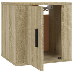 vidaXL 2 Piece Wall-mounted TV Cabinet Set Sonoma Oak 40x34,5x40 cm 6