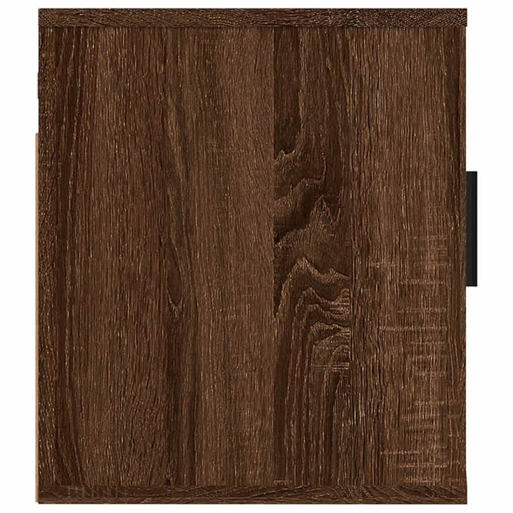 vidaXL 2 Piece Wall-mounted TV Cabinet Set Brown Oak 40x34,5x40 cm 6