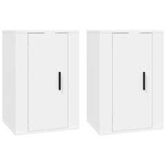 vidaXL 2 Piece Wall-mounted TV Cabinet Set White 40x34,5x60 cm 2