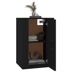Wall-mounted TV Cabinet Set 40x34,5x40 cm 2 Black 60 cm
