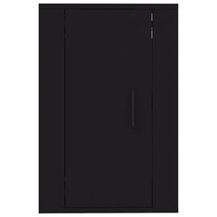 vidaXL 2 Piece Wall-mounted TV Cabinet Set Black 40x34,5x60 cm 5