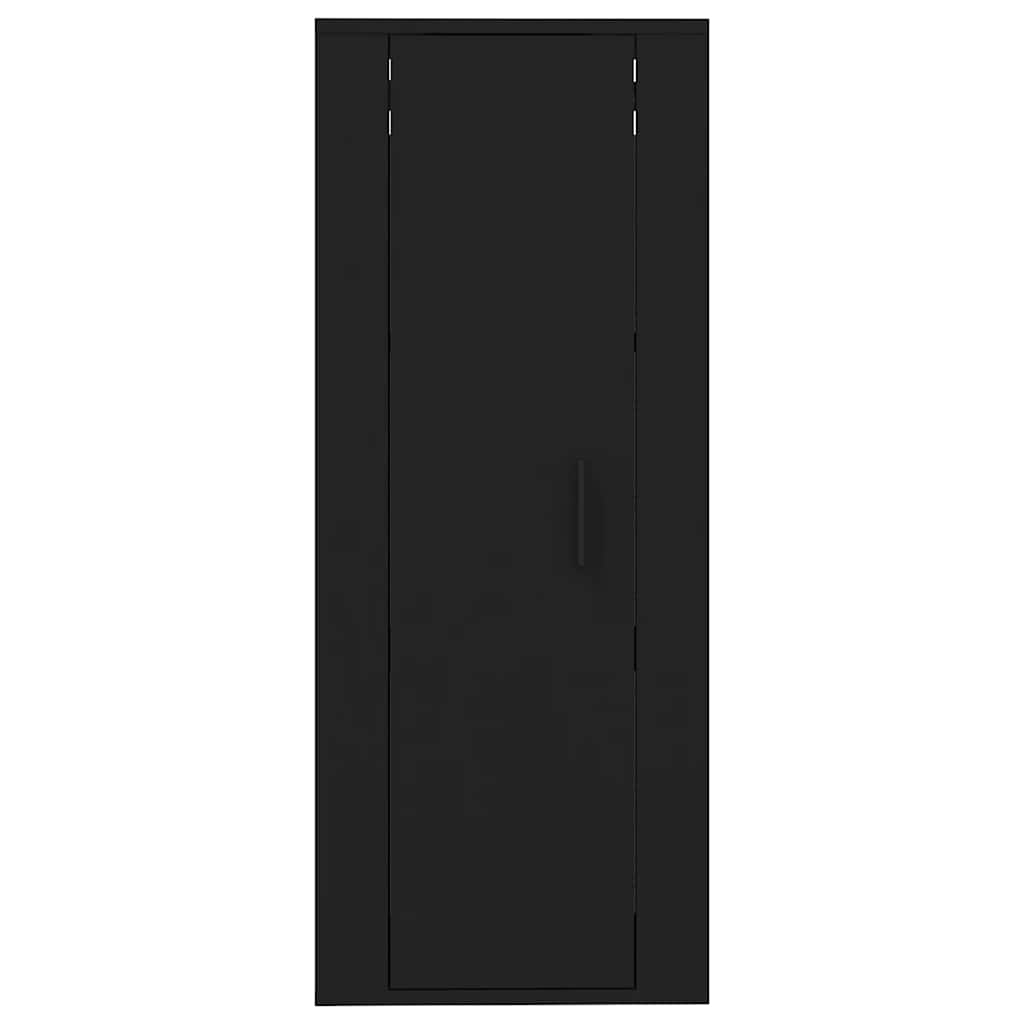 vidaXL Wall Mounted TV Cabinet Black 40x34,5x100 cm 4