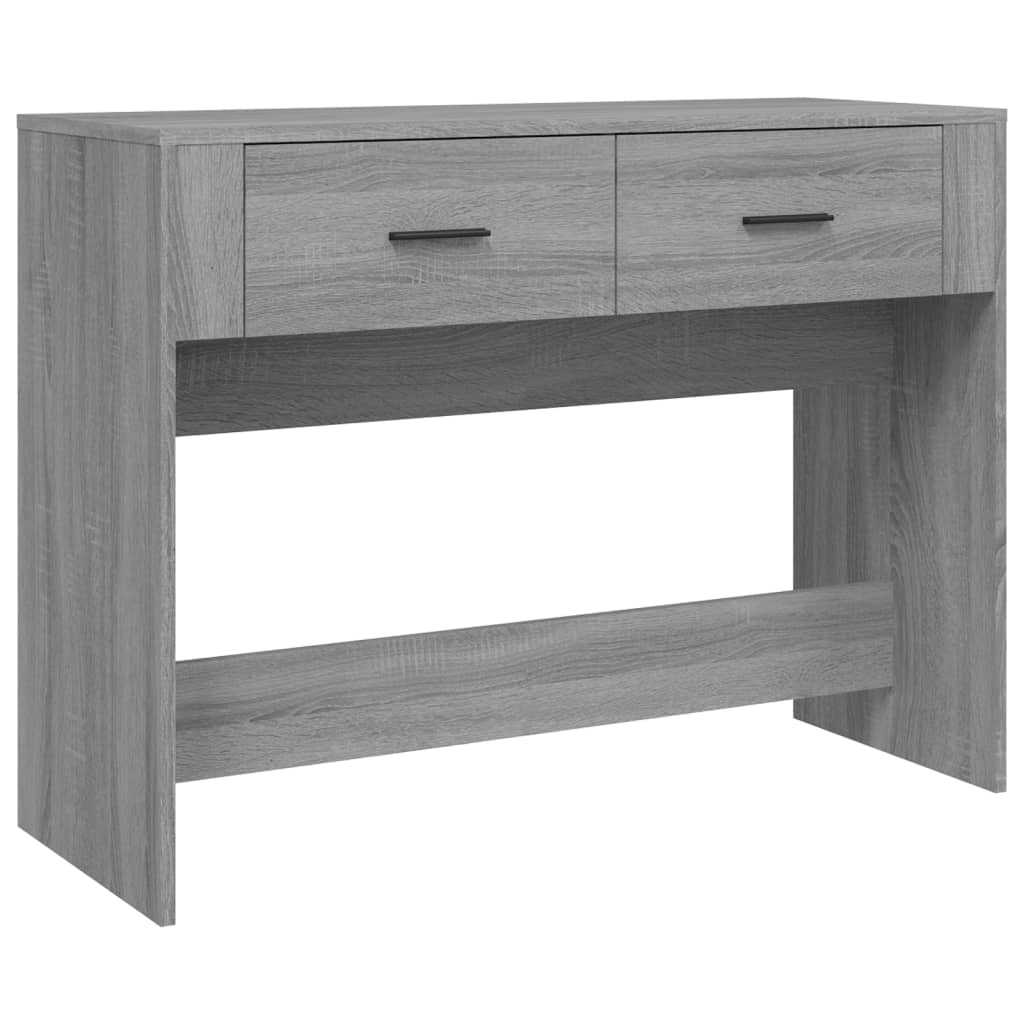vidaXL Console Table Grey Sonoma 100x39x75 cm Engineered Wood 2