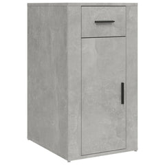 vidaXL Desk Cabinet Concrete Grey 40x49x75 cm Engineered Wood 2