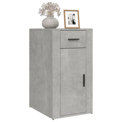 vidaXL Desk Cabinet Concrete Grey 40x49x75 cm Engineered Wood 4