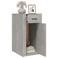 vidaXL Desk Cabinet Concrete Grey 40x49x75 cm Engineered Wood 5