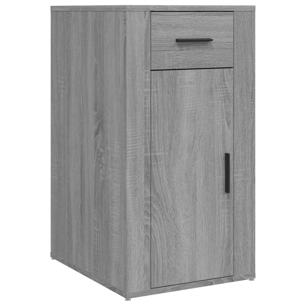 vidaXL Desk Cabinet Grey Sonoma 40x49x75 cm Engineered Wood 2