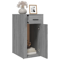 vidaXL Desk Cabinet Grey Sonoma 40x49x75 cm Engineered Wood 5
