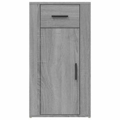 vidaXL Desk Cabinet Grey Sonoma 40x49x75 cm Engineered Wood 6