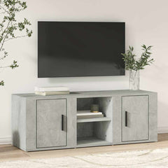 vidaXL TV Cabinet Concrete Grey 100x31.5x35 cm Engineered Wood 1