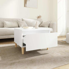 vidaXL Side Tables 2 pcs White 50x46x35 cm Engineered Wood 4