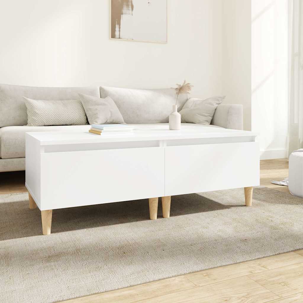 vidaXL Side Tables 2 pcs White 50x46x35 cm Engineered Wood 1