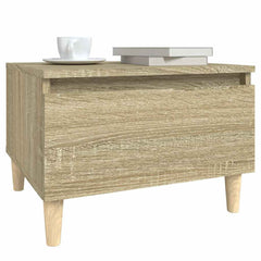 vidaXL Side Tables 2 pcs Sonoma Oak 50x46x35 cm Engineered Wood 5