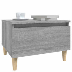 vidaXL Side Tables 2 pcs Grey Sonoma 50x46x35 cm Engineered Wood 5