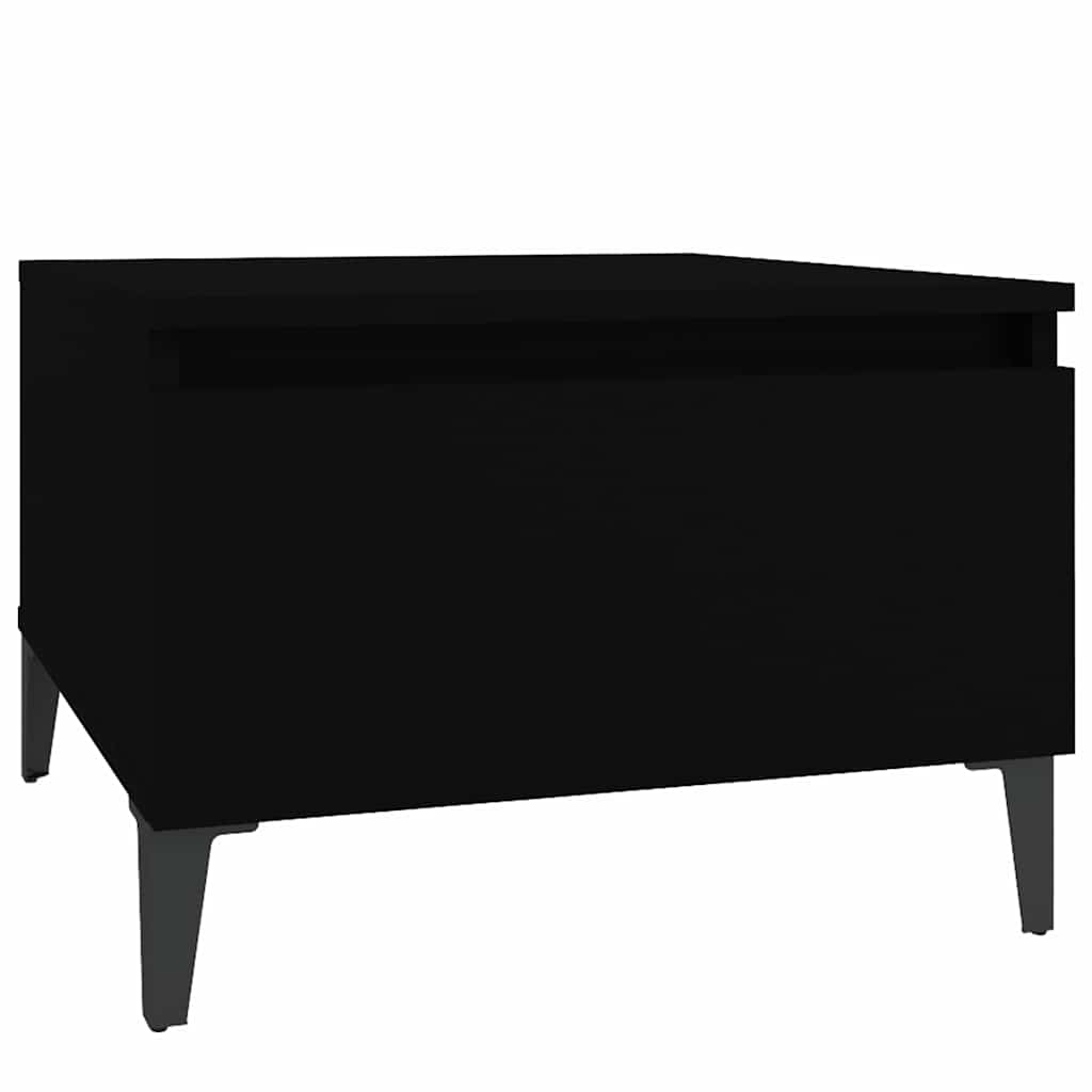 vidaXL Side Tables 2 pcs Black 50x46x35 cm Engineered Wood 6