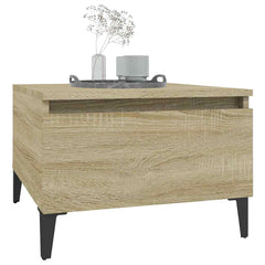 vidaXL Side Tables 2 pcs Sonoma Oak 50x46x35 cm Engineered Wood 4