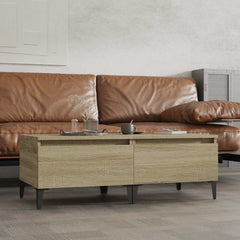 vidaXL Side Tables 2 pcs Sonoma Oak 50x46x35 cm Engineered Wood 1