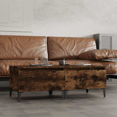 vidaXL Side Tables 2 pcs Smoked Oak 50x46x35 cm Engineered Wood 1