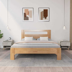 vidaXL Bedside Tables 2 pcs Concrete Grey 50x46x50 Engineered Wood 3
