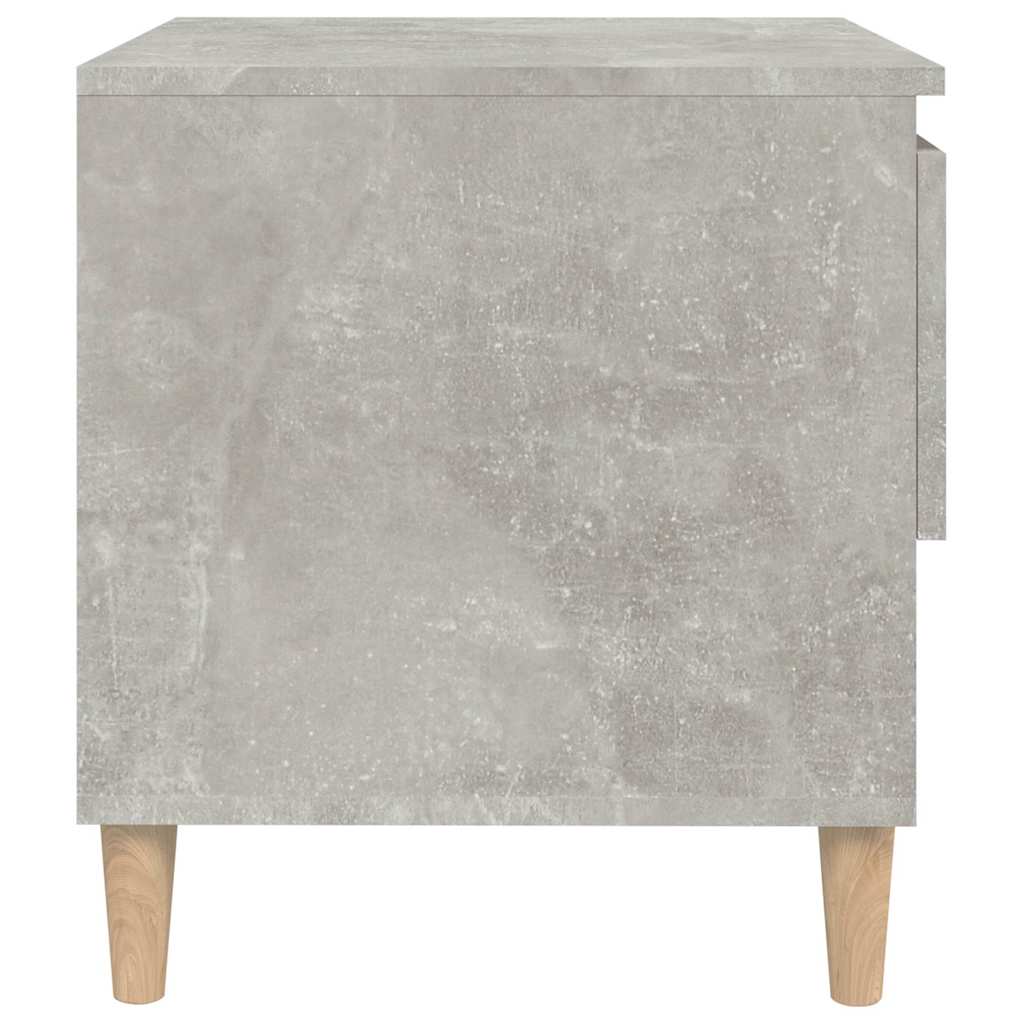 vidaXL Bedside Tables 2 pcs Concrete Grey 50x46x50 Engineered Wood 6