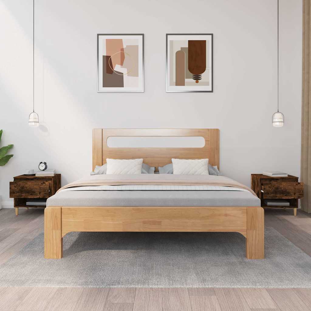 vidaXL Bedside Tables 2 pcs Smoked Oak 50x46x50 Engineered Wood 3