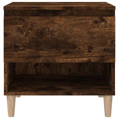 vidaXL Bedside Tables 2 pcs Smoked Oak 50x46x50 Engineered Wood 5