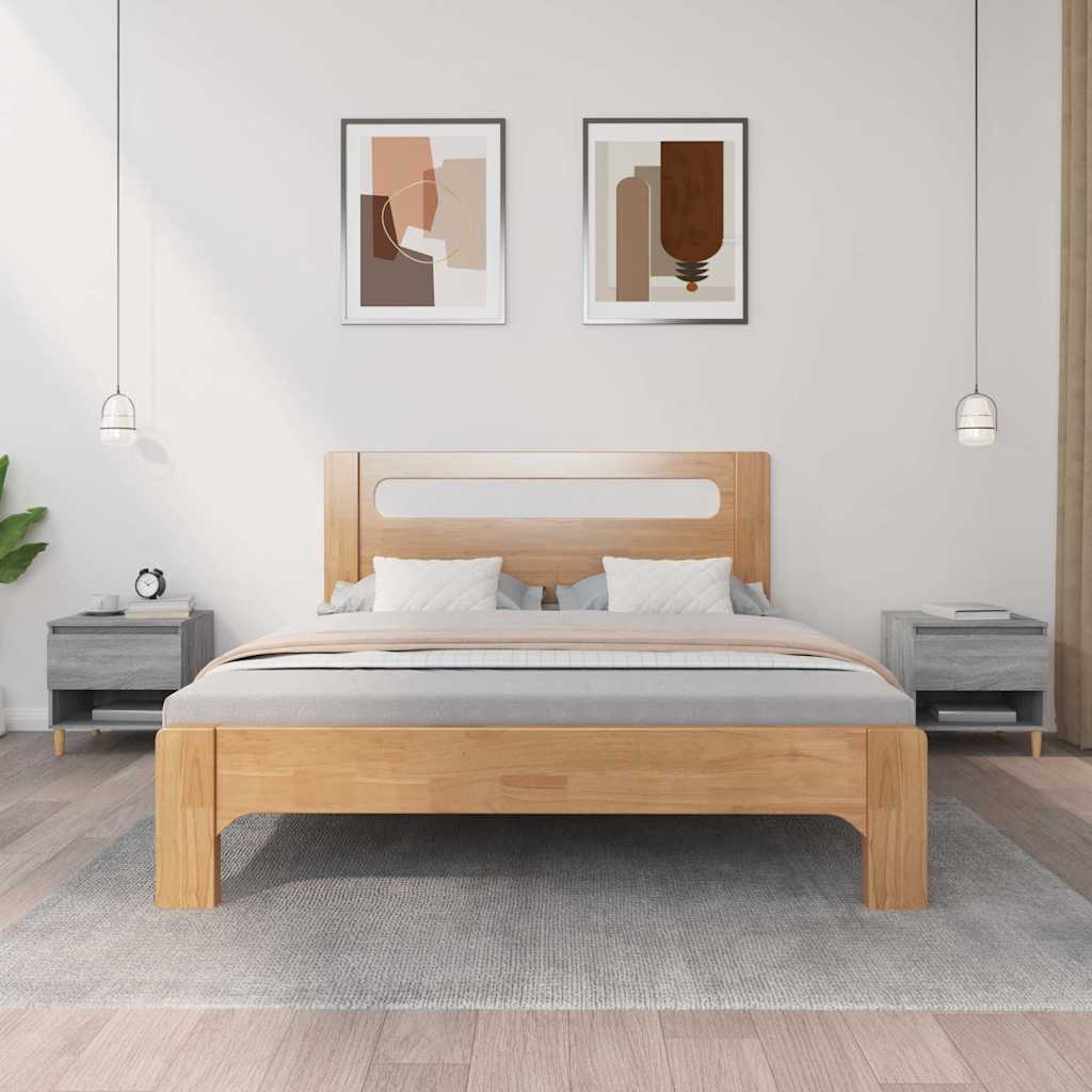 vidaXL Bedside Tables 2 pcs Grey Sonoma 50x46x50 Engineered Wood 1