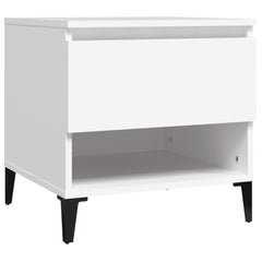 vidaXL Side Tables 2 pcs White 50x46x50 cm Engineered Wood 6