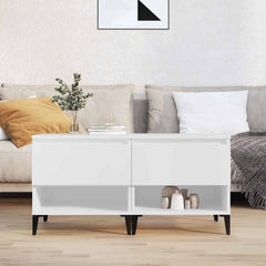vidaXL Side Tables 2 pcs White 50x46x50 cm Engineered Wood 1