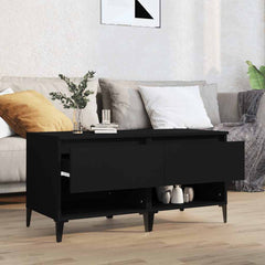 vidaXL Side Tables 2 pcs Black 50x46x50 cm Engineered Wood 3