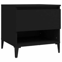 vidaXL Side Tables 2 pcs Black 50x46x50 cm Engineered Wood 6