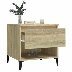vidaXL Side Tables 2 pcs Sonoma Oak 50x46x50 cm Engineered Wood 5