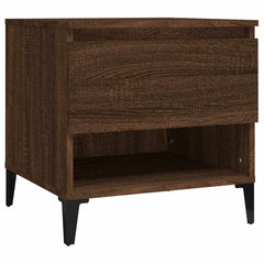 vidaXL Side Table Brown Oak 50x46x50 cm Engineered Wood 2