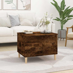 vidaXL Coffee Table Smoked Oak 60x44,5x45 cm Engineered Wood 3