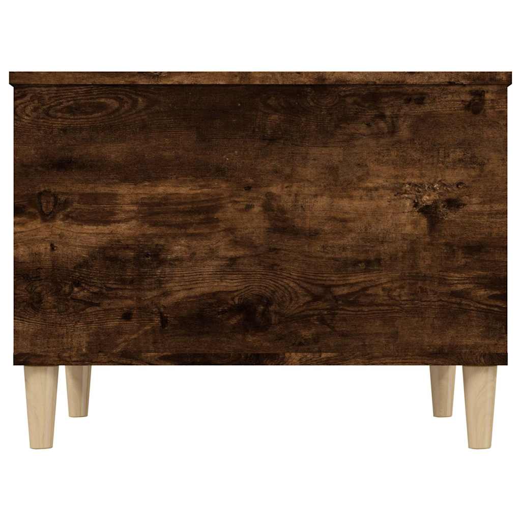 vidaXL Coffee Table Smoked Oak 60x44,5x45 cm Engineered Wood 5