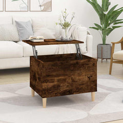 vidaXL Coffee Table Smoked Oak 60x44,5x45 cm Engineered Wood 1