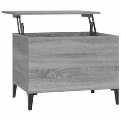 vidaXL Coffee Table Grey Sonoma 60x44,5x45 cm Engineered Wood 2