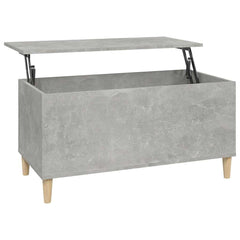 vidaXL Coffee Table Concrete Grey 90x44,5x45 cm Engineered Wood 2