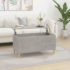 vidaXL Coffee Table Concrete Grey 90x44,5x45 cm Engineered Wood 1