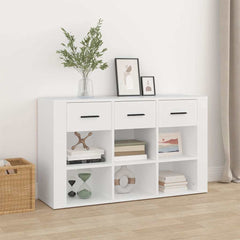 Sideboard 100x30x59,5 cm Engineered Wood White