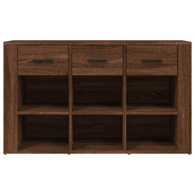 Sideboard Brown Oak 100x30x59.5 cm Engineered Wood