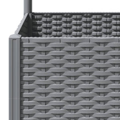 vidaXL Garden Planter Light Grey 40 x 40 x 136 cm 6