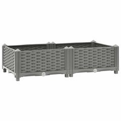 vidaXL Raised Bed 80x40x23 cm Polypropylene 1