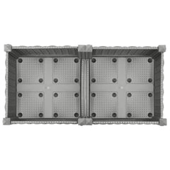 vidaXL Raised Bed 80x40x23 cm Polypropylene 4